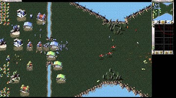 Red Alert 1 HD - V3-Ribbon Isle 2k12 Multiplayer gameplay 2vs2 #3 - C&C ra1 Online CnCNet 1280 720