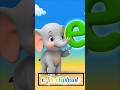 e for Elephant 🐘 | ABCD Learning for Kids | Learn Alphabet e | Kids Cartoon#kidseducation #shorts