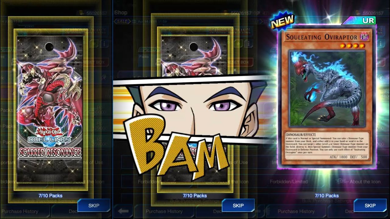 Souleating Oviraptor from Scarred Resonance Box - Yu-Gi-Oh! DUEL LINKS