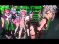 【ホロライブMMD】『EXID - Up & Down』by 沙花叉クロヱ & 綺々羅々ヴィヴィ & 輪堂千速 & 結城さくな & 兎田ぺこらマミー【4K】中秋烤肉