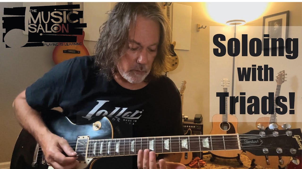 Soloing on guitar with triads the easy way-guaranteed to make you a better player #guitar #triads