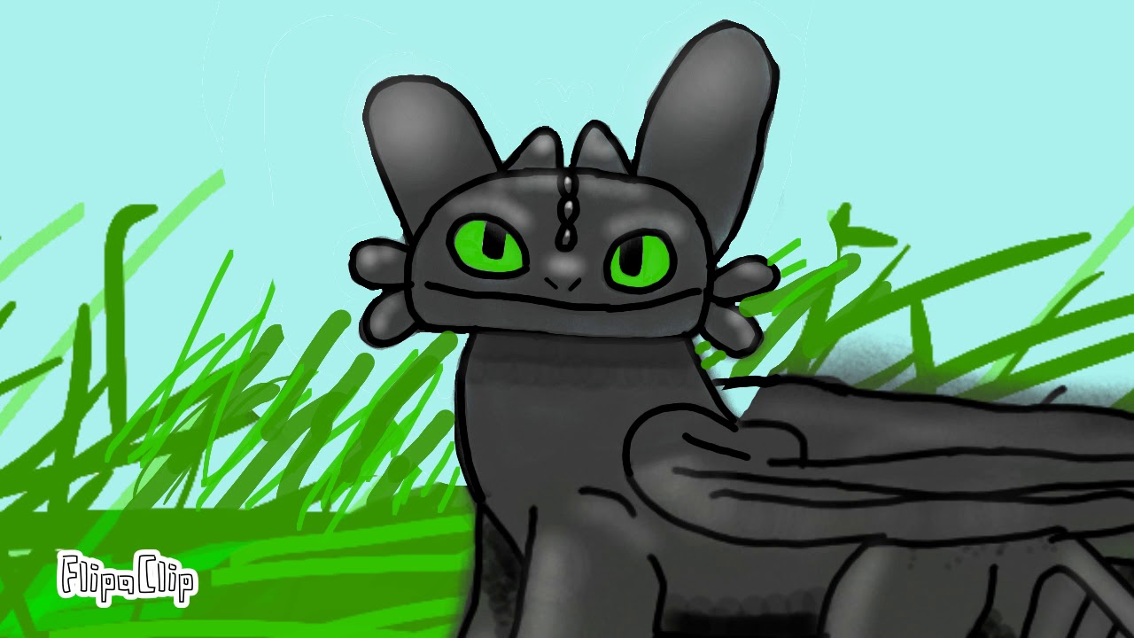 Toothless gets cute - YouTube