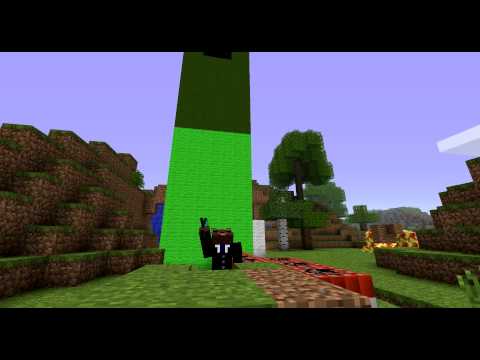 Biggest creeper explosion ever in minecraft! - YouTube