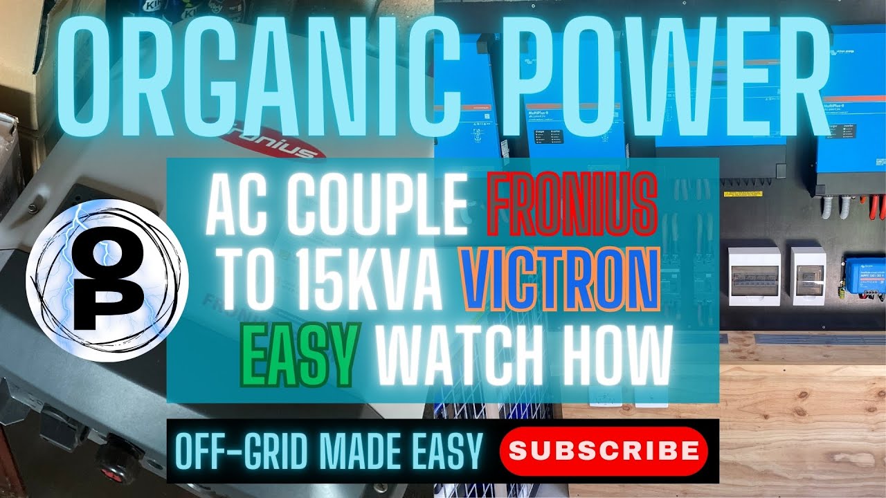 🔌 AC-Coupling Fronius Primo with Victron MultiPlus II Unlocking Energy