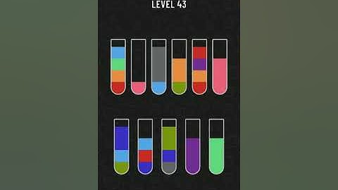Water Sort Puzzle Level 43 | Level 43