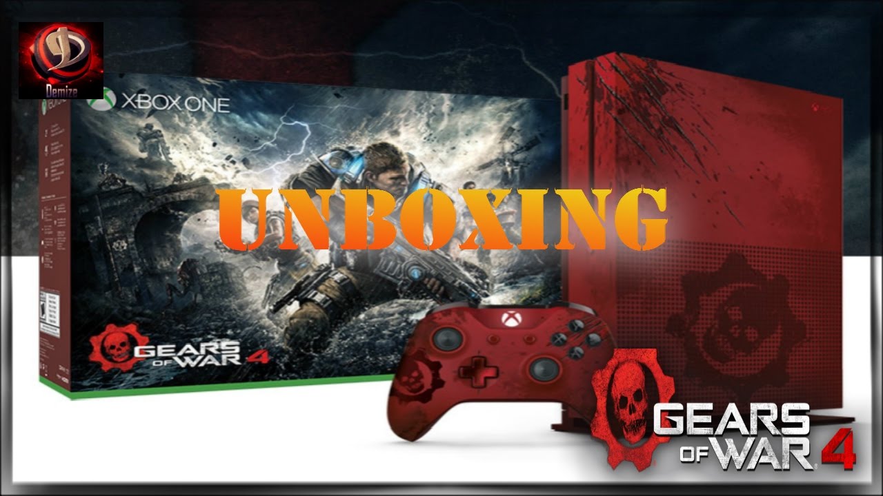 Gears of War 4 Xbox One S 2TB Unboxing YouTube