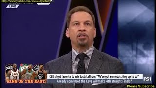 Chris Broussard Already convinced the Cavs will make 4th straight Finals? (Cavs def celtics 2018 NBA