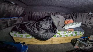 My First Night On My New Truck Camper Bed - Ramen Burrito \& A Pueblo Ruin