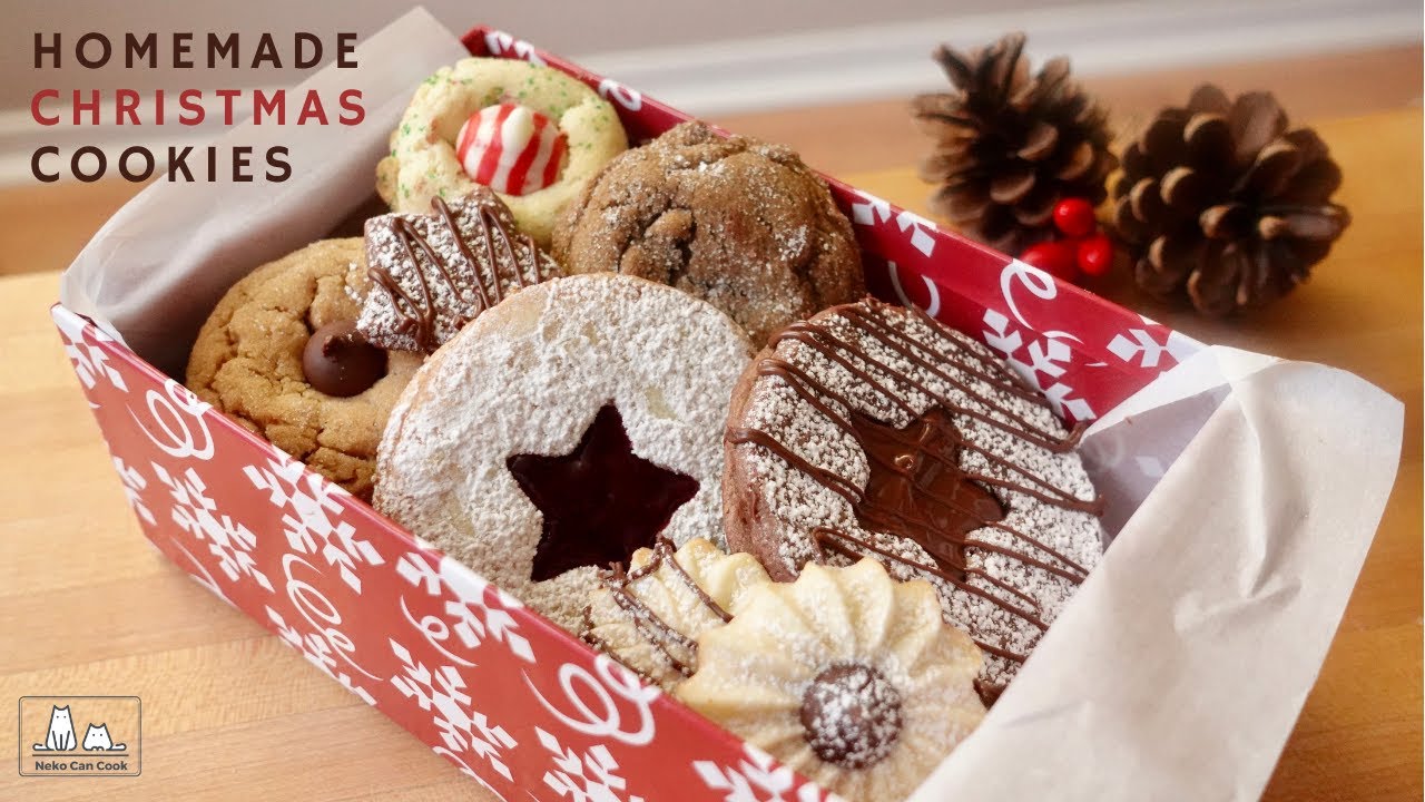 🐱 Easy Homemade Cookies, 75 cookies, Three Different Varieties