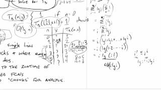 CPSC 320 Worked Example, Asymptotic Analysis: Getting to a Bound on the Third Loop in Terms of i