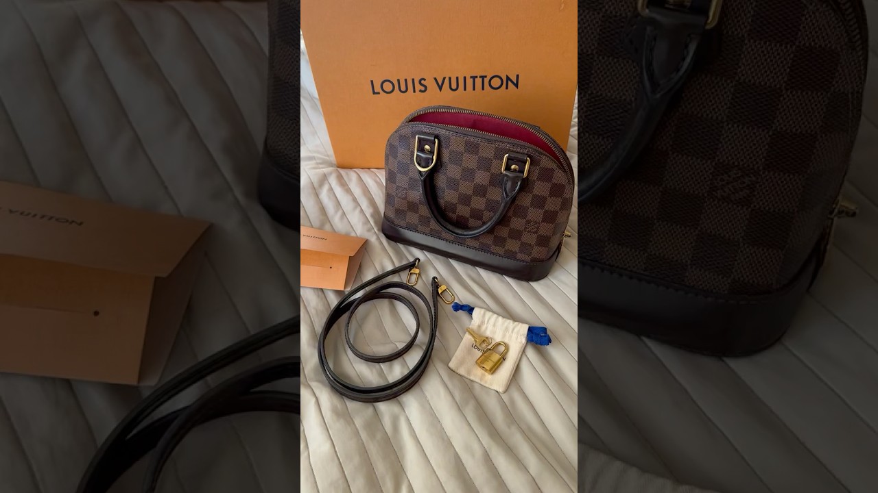 Alma bb damier ebene Louis Vuitton authentic оригинал