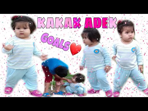 Baby cute | Kasih sayang kakak ke adik❤ Rela tidak main demi adeknya. Kakak adek goals😘