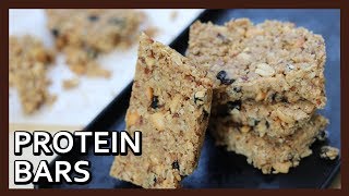 Healthiest Homemade Protein Bars Recipe | No Bake Peanut Butter Oats Bars Recipe by Healthy Kadai