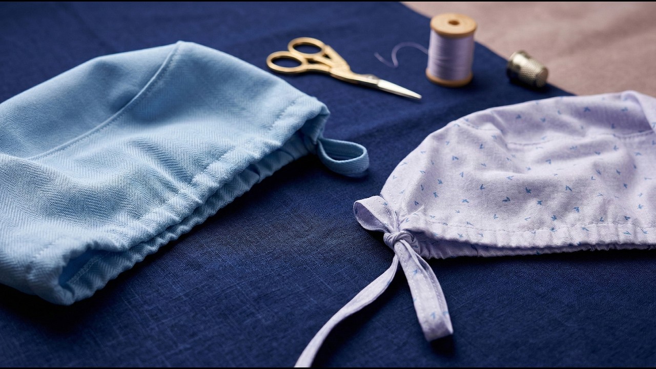 SURGICAL CAP - HOW TO MAKE, STEP BY STEP