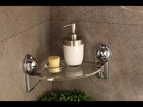 Полка угловая акриловая, на присоске. FECA - Уникальные аксессуары для кухни и ванной. Полка угловая акриловая, на присоске. FECA - Уникальные аксессуары для кухни и ванной.