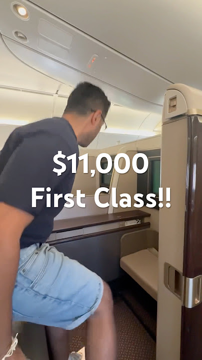 ALONE on $11,000 First Class Saudia Airlines | #aviation #airbus #firstclass | By Lounge Guru