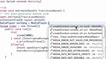 Android Developing Applications Tutorial 17 Adding Music with MediaPlayer