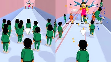 Squid Game 🦑🥷🦑 All Levels Gameplay Trailer Android,ios New Game