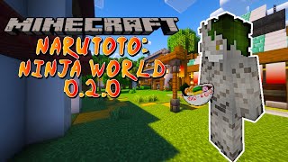 *NEW* Narutoto Ninja World Update: White Zetsu - Minecraft 1.20.1 (Mod Showcase) Version 0.2.0