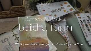 FARMCHELLA + Farm Island✨ | Build A Farm Savings Challenge | Cash Envelope Method