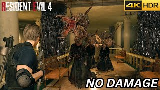 Resident Evil 4 Remake  - Aggressive Gameplay (  Hardcore No Damage ) 4k\/60FPS