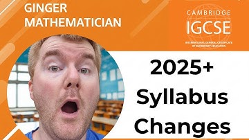 iGCSE 0580 Maths 2025 Syllabus Changes You NEED to Know!