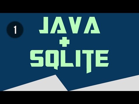 Java With Sqlite -- Part No.1