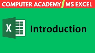 MS Excel :- Introduction || Class-1