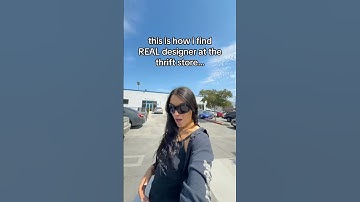 finding REAL designer at the thrift store!!!
