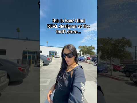 Finding REAL Designer At The Thrift Store