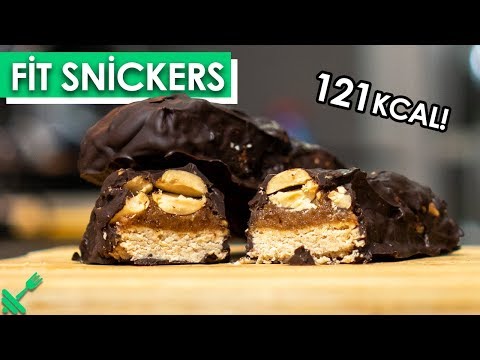 Snickers Yiyerek KİLO VER! (Evde Fit Snickers Yapımı!)