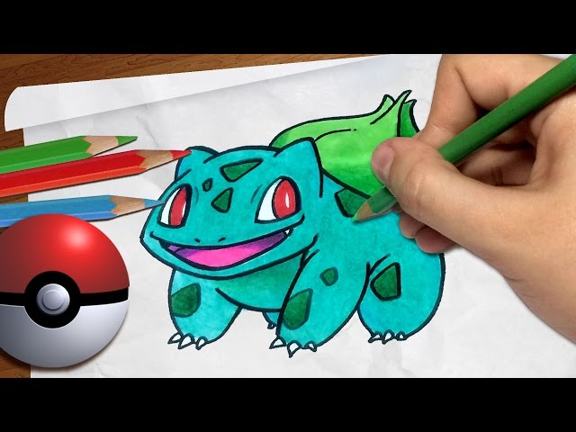 Como desenhar o BULBASAUR [Pokémon]