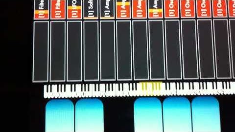 Controlling Virus TI with iPad TouchAble app