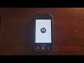 Motorola Cliq (T-Mobile) - Startup/Shutdown