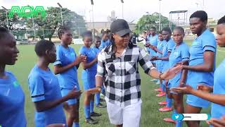 Desire Oparanozie Courtesy Visits to Asisat Oshoala Academy Girls