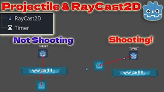 Projectile and RayCast2D in Godot 4