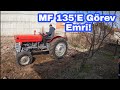 MF 135 TRAKTÖRÜMÜZE SEFERBERLİK EMRİ ÇIKTI. BAHÇE TIRMIKLIYORUZ. [GoPro]