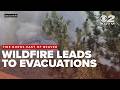 People in HiLo area urged to evacuate as wildfire burns east of Beaver