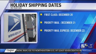USPS releases holiday shipping deadlines
