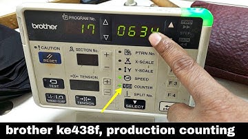 production counter brother ke430f