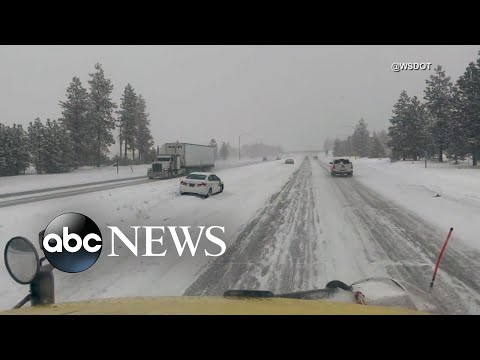 Major winter storm brings winds, snow and freezing temperatures across the country l ABCNL