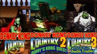 Donkey Kong Country Trilogy Final Bosses (No Damage Taken)