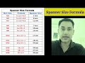 Spanner Size Formula #shorts