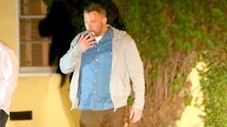 Batman Star Ben Affleck Takes A Break From Crime Fighting To Enjoy A Smoke