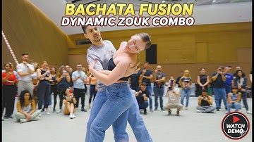 MARIO Y ELENA | Demostración de Bachata Zouk Fusión | 🎵 EN LOS PASILLOS - SONCE x Mayinbito
