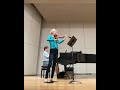 S.Prokofiev, Sonata for Violin and Piano nr 1 in F minor (fragment)