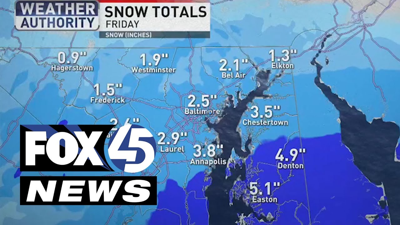 Midday Winter Storm Update: Maryland’s Latest Forecast