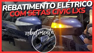 REBATIMENTO RETROVISORES CIVIC G8 / CIVIC REBATIMENTO TURY / HONDA REBATIMENTO RETROVISOR DOBRAVEL