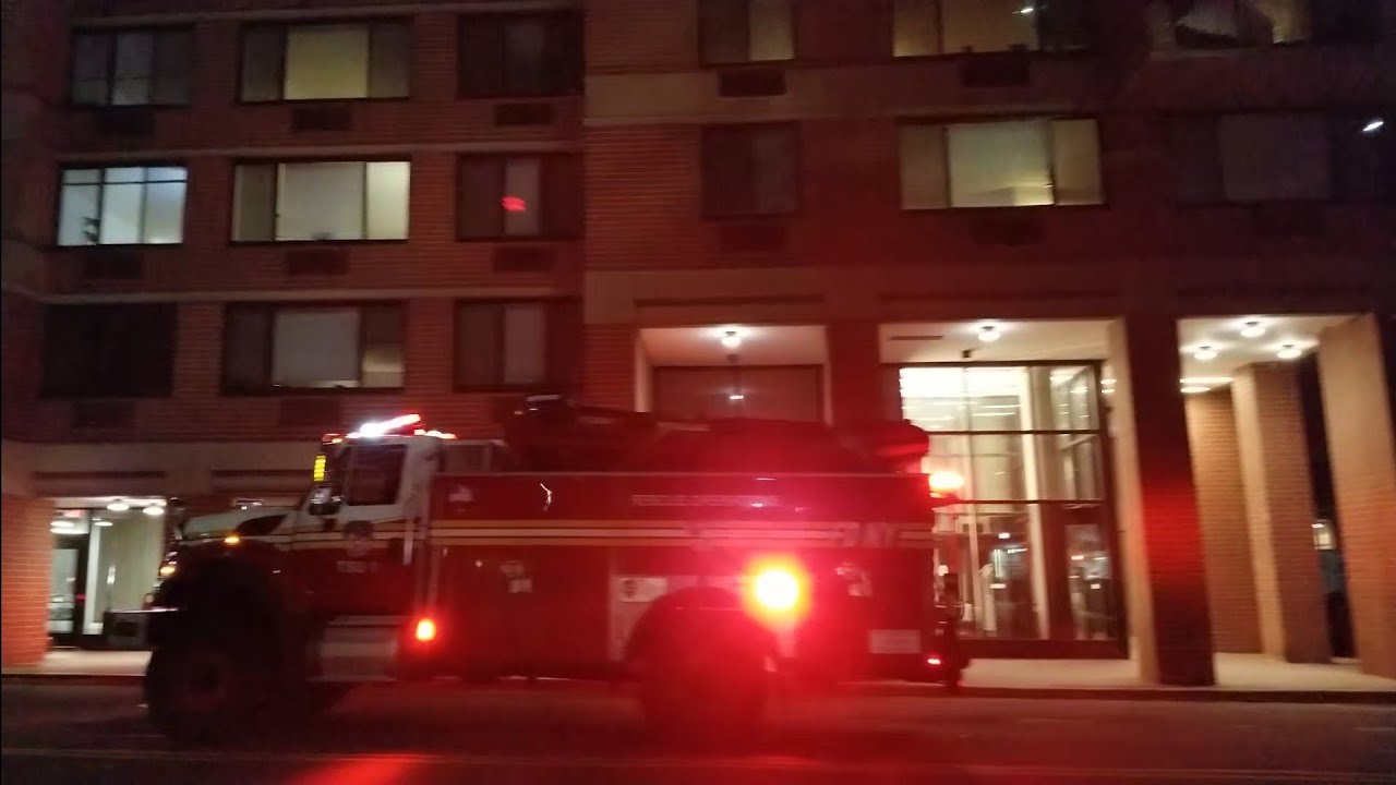 FDNY Command Tactical Unit and TSU 1 responding