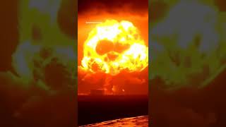 Blue Origin massive rocket explosion